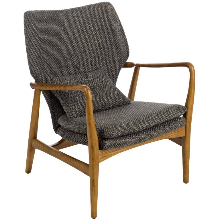 POLSPOTTEN Chair Peggy fauteuil grijs | Flinders