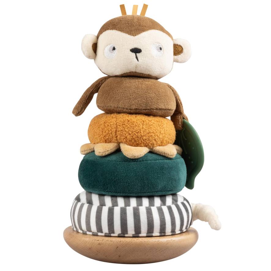Sebra Maci the Monkey stapeltoren speelgoed | Flinders