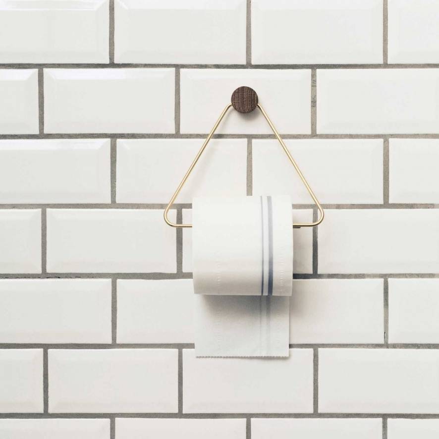 Ferm Living Toiletrolhouder zwart | Flinders