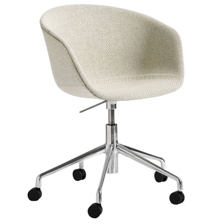 Hay About a Chair AAC53 bureaustoel,onderstel gepolijst aluminium,Sense  congnac | Flinders