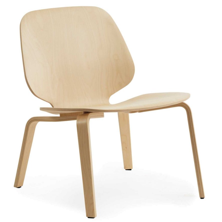 Normann Copenhagen My chair lounge stoel walnoot | Flinders