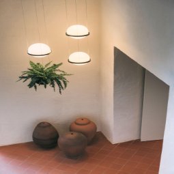 Palma Hanglamp 3724 LED Ø22 met plantenbak mat wit